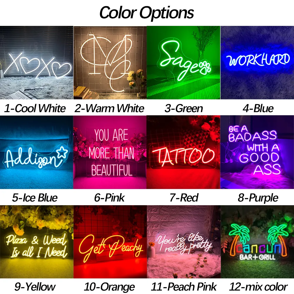 Bell Neon Sign Christmas Decoration