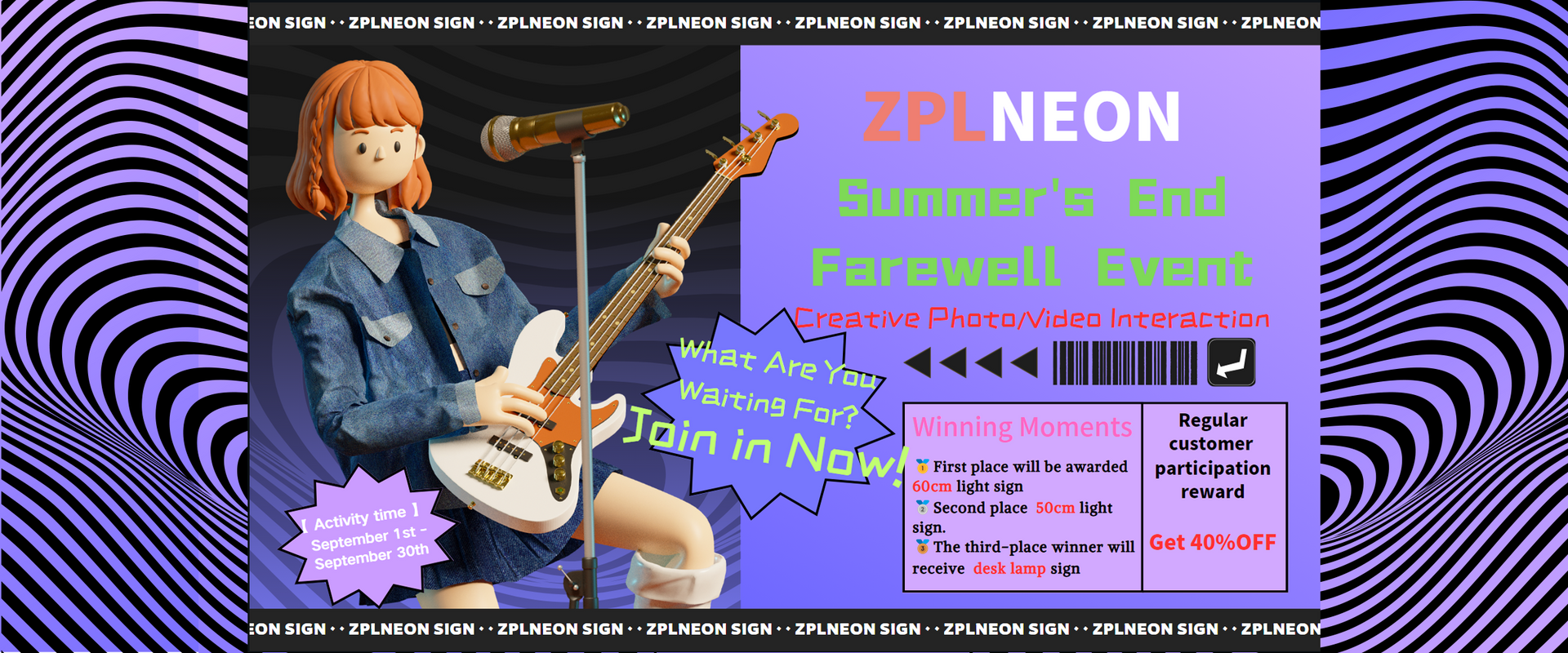 ZPL & Sign Custom Neon Signs Light, LED Neon Sign, 100 Handmade