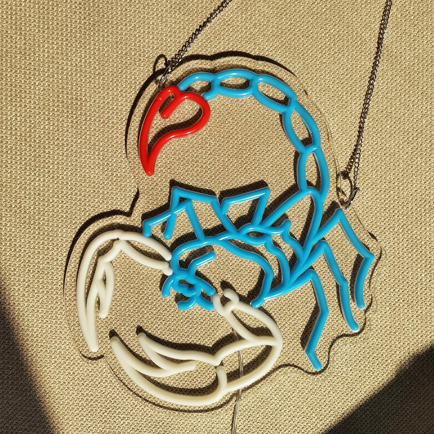 Scorpion Neon Sign Night
