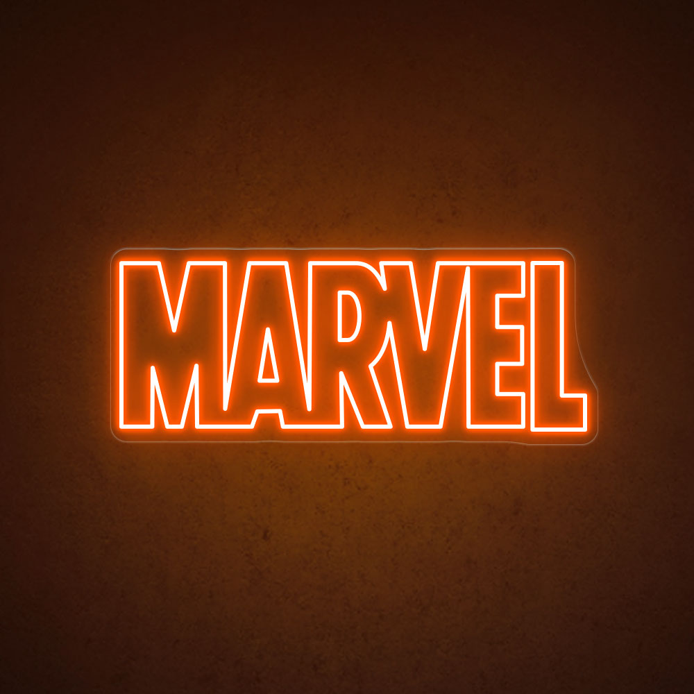 Marvel Logo Neon Wall Art-9