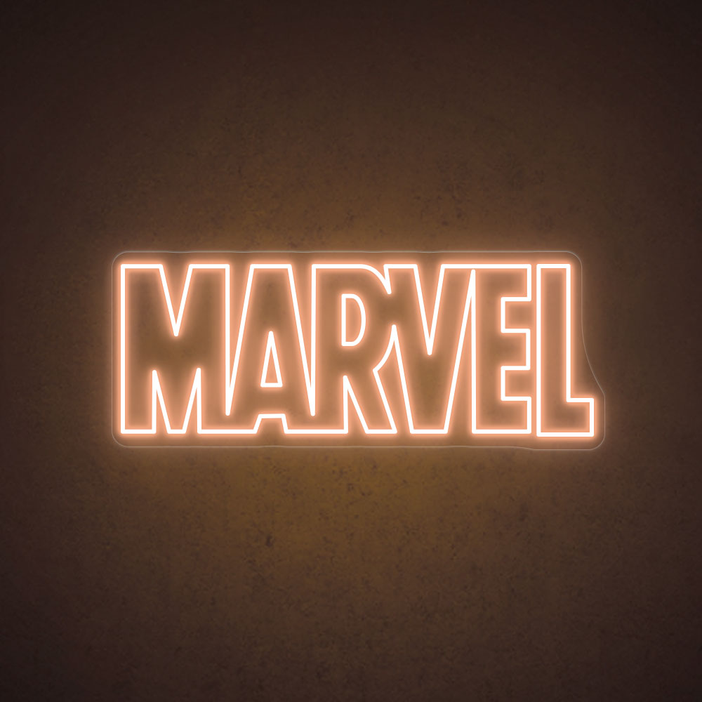 Marvel Logo Neon Wall Art-10