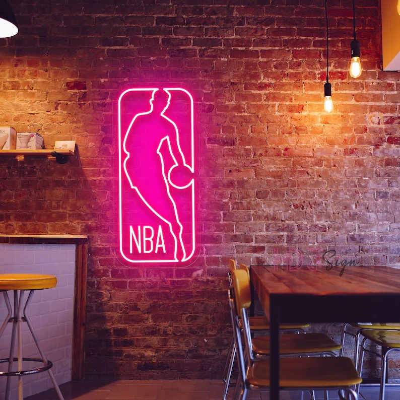 NBA Logo Neon Sign-2