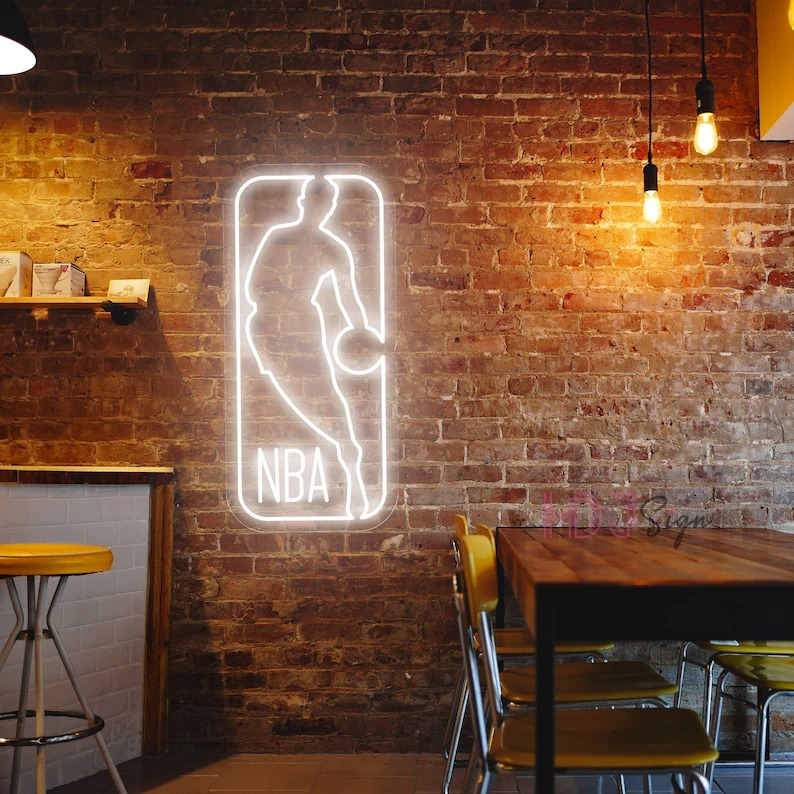NBA Logo Neon Sign-4