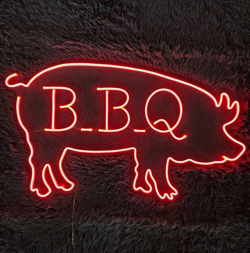 BBQ pig Led Neon Light