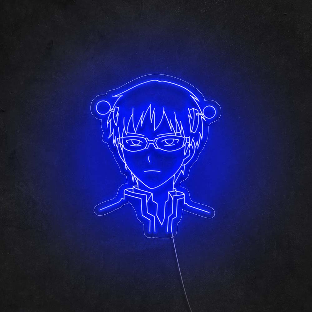 Saiki Kusuo Anime Neon Sign