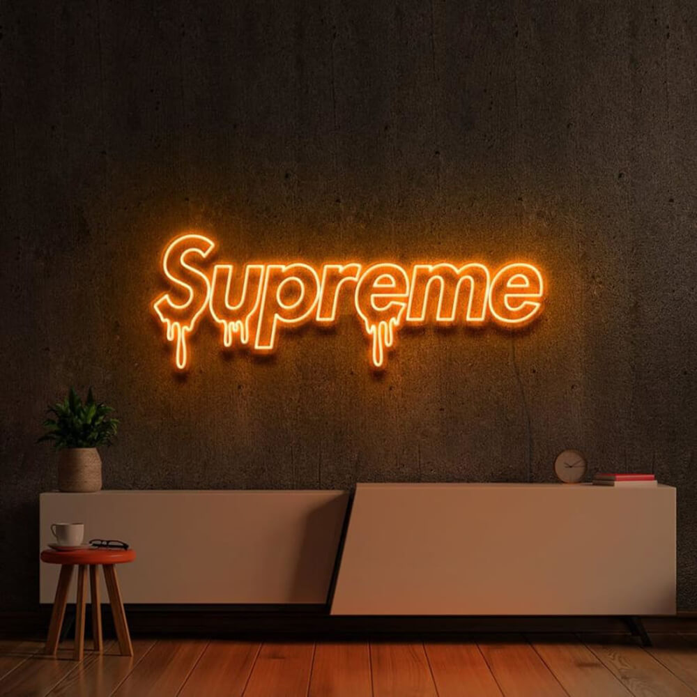 Dripping SUPREME Neon Sign1