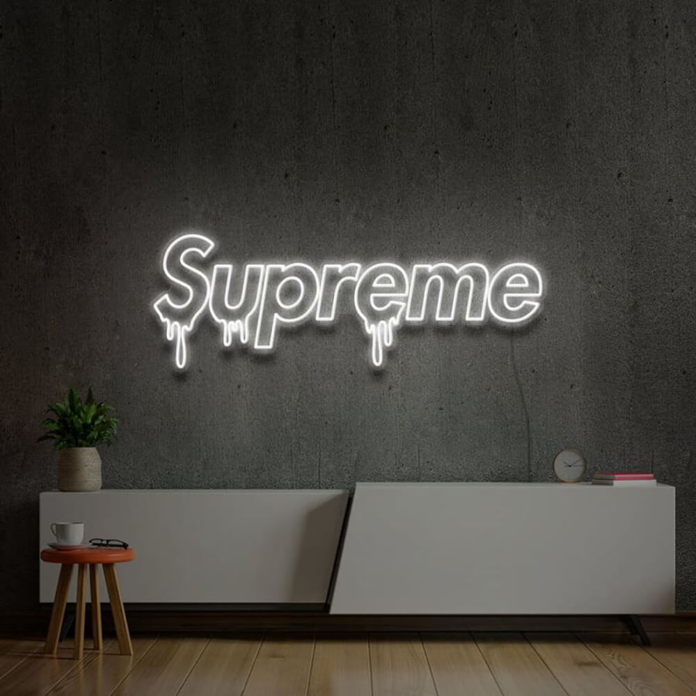 Dripping SUPREME Neon Sign4