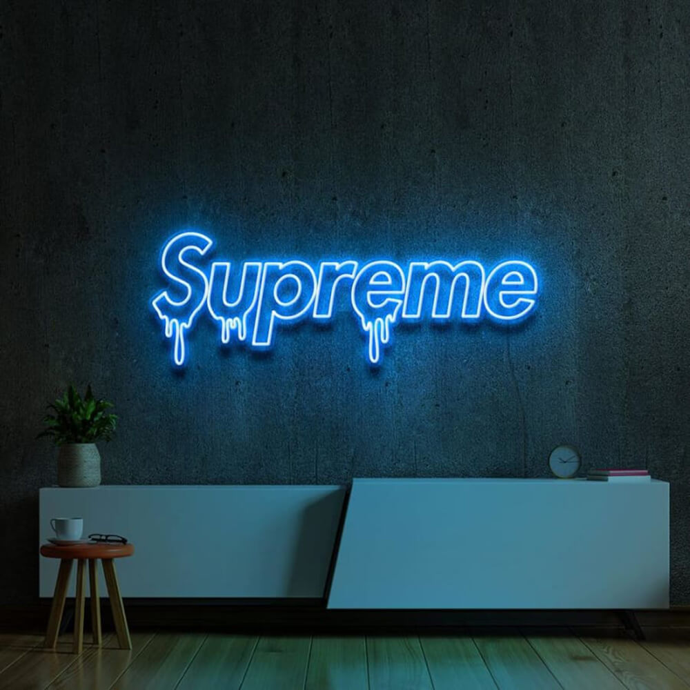 Dripping SUPREME Neon Sign5