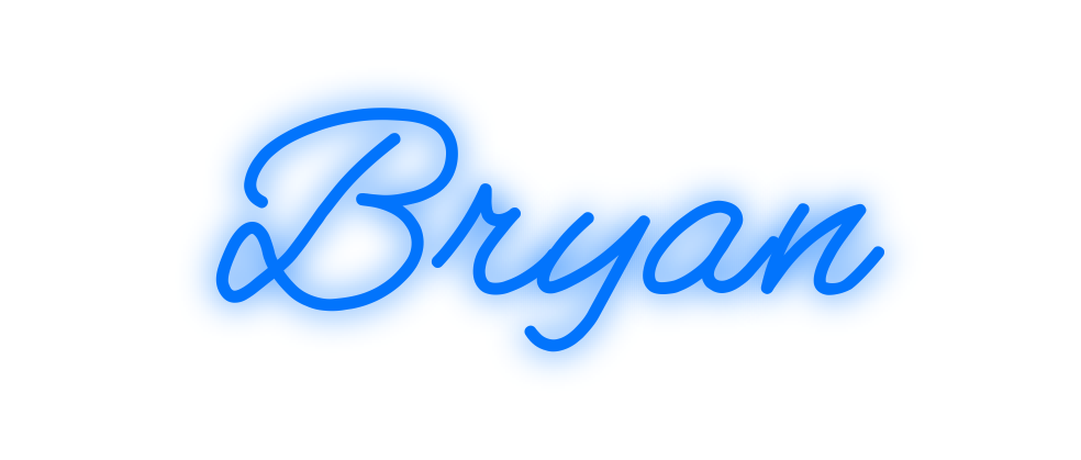 Custom Neon: Bryan