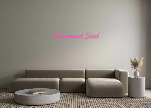 Custom Neon: Mohammed Saad