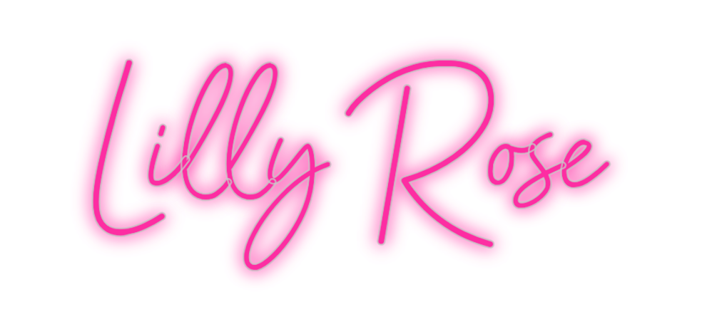 Custom Neon: Lilly Rose