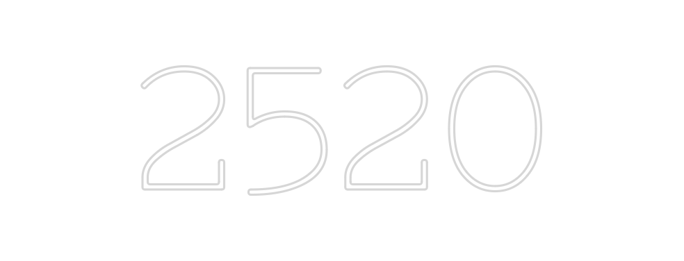 Custom Neon: 2520