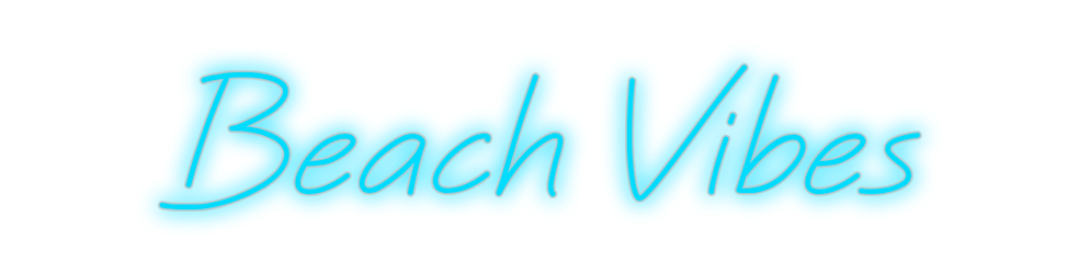 Custom Neon: Beach Vibes