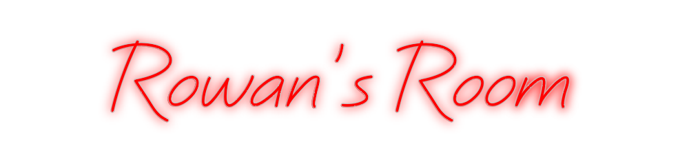 Custom Neon: Rowan’s Room