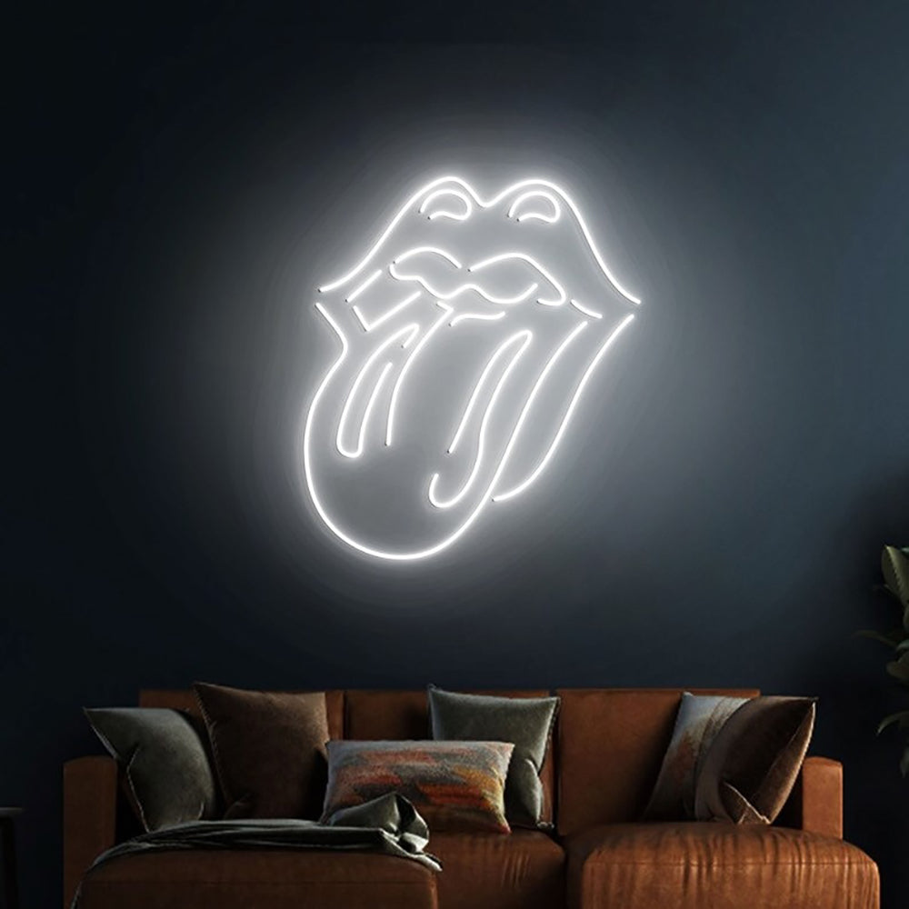The Rolling Stones Rock Band Music Neon Sign