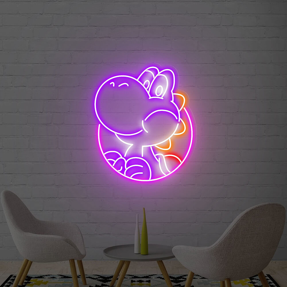 Yoshi Game Neon Sign