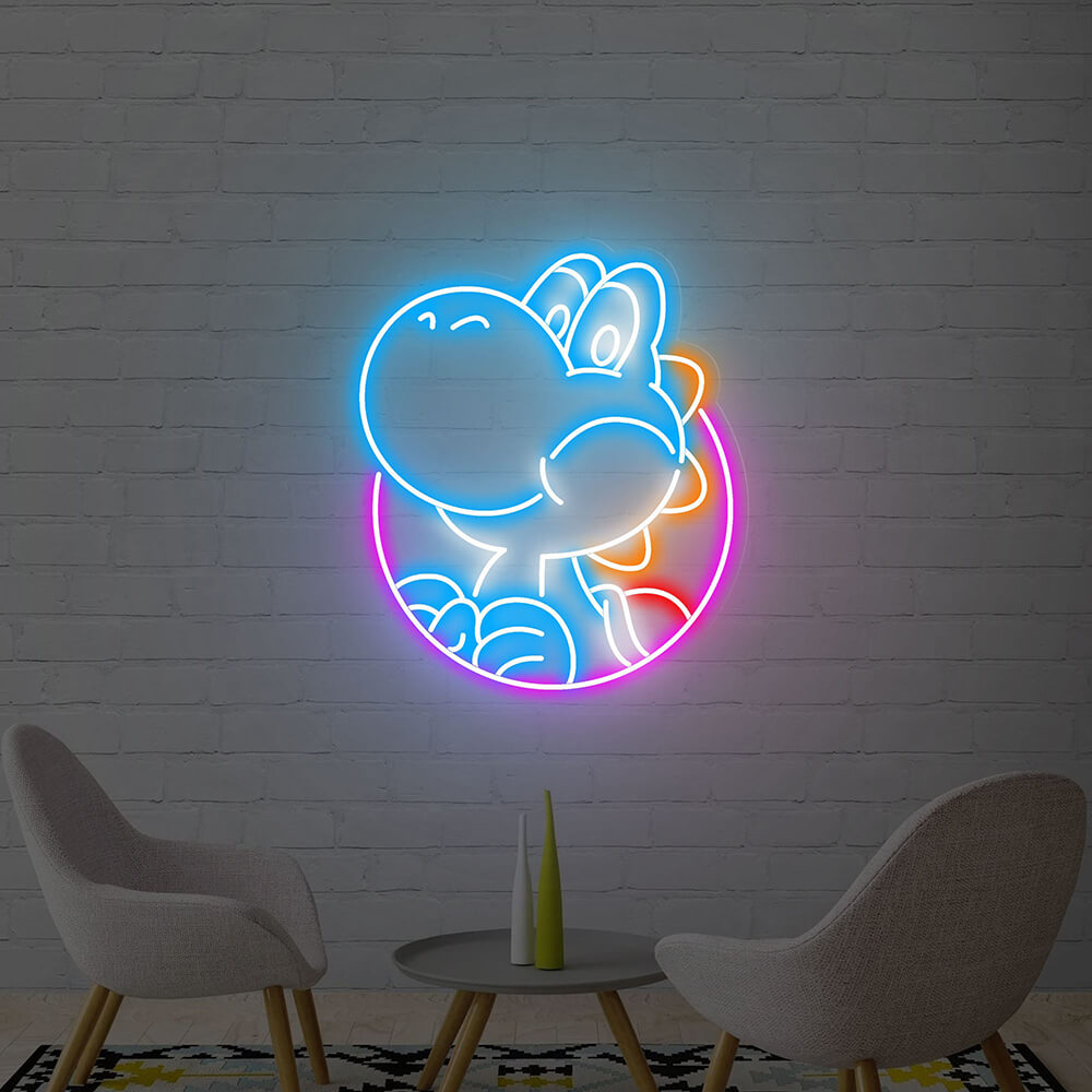 Yoshi Game Neon Sign