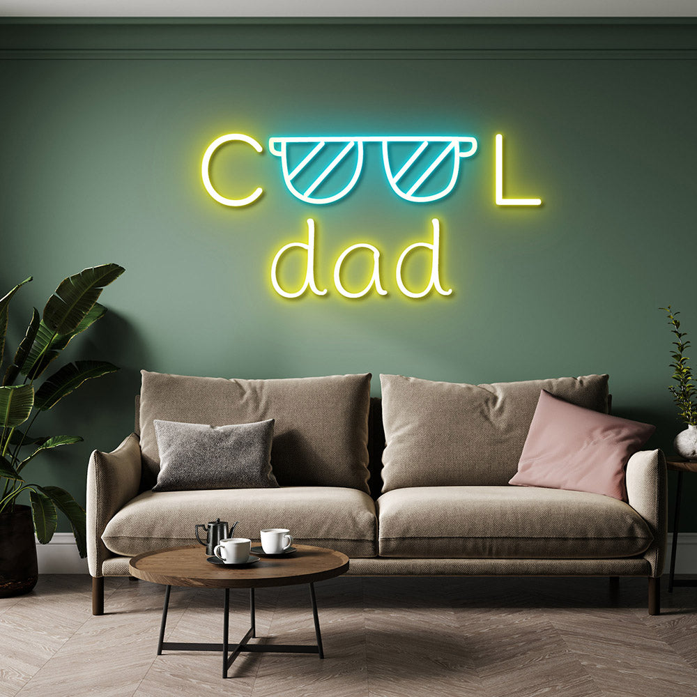 Cool Dad Home Neon Sign