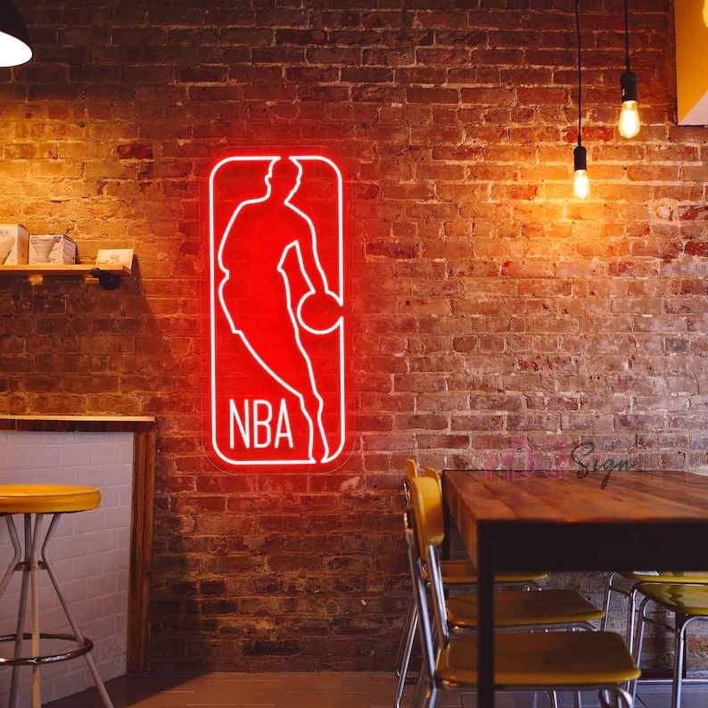 NBA Logo Neon Sign-6