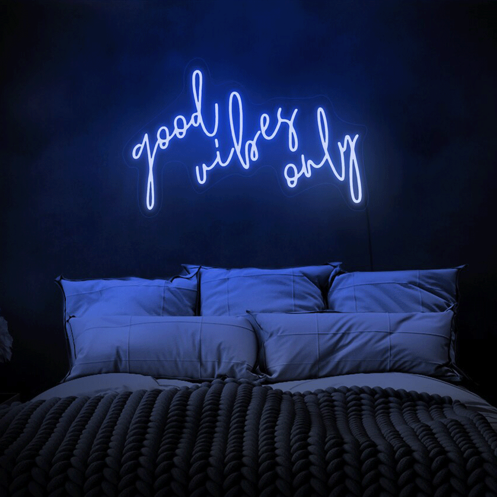 Good Vibes Only Neon Sign Bar Lights