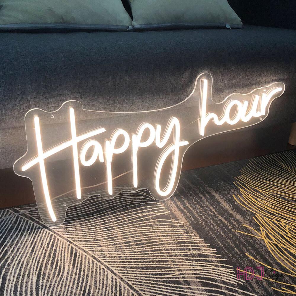 Happy Hour Neon Sign LED Lights