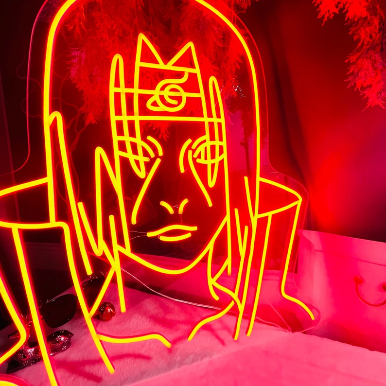 Itachi Uchiha Neon Sign