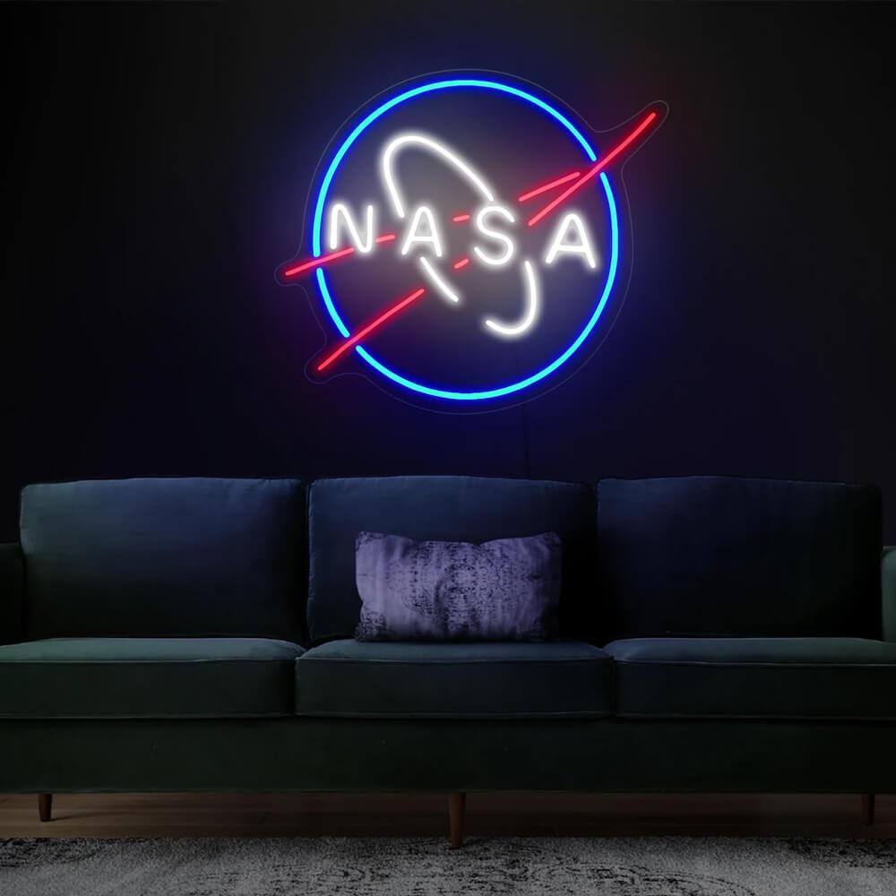 Graphic NASA Neon Signs For Home