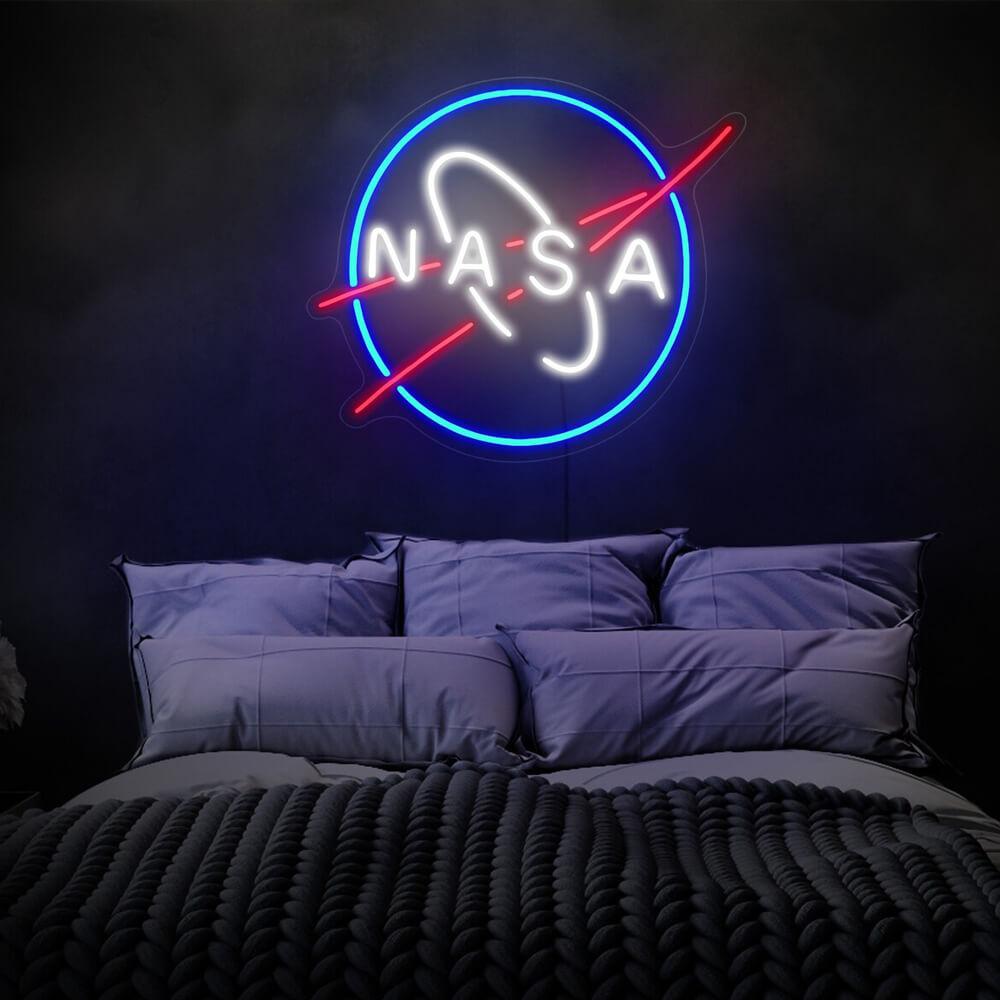Graphic NASA Neon Signs For Home
