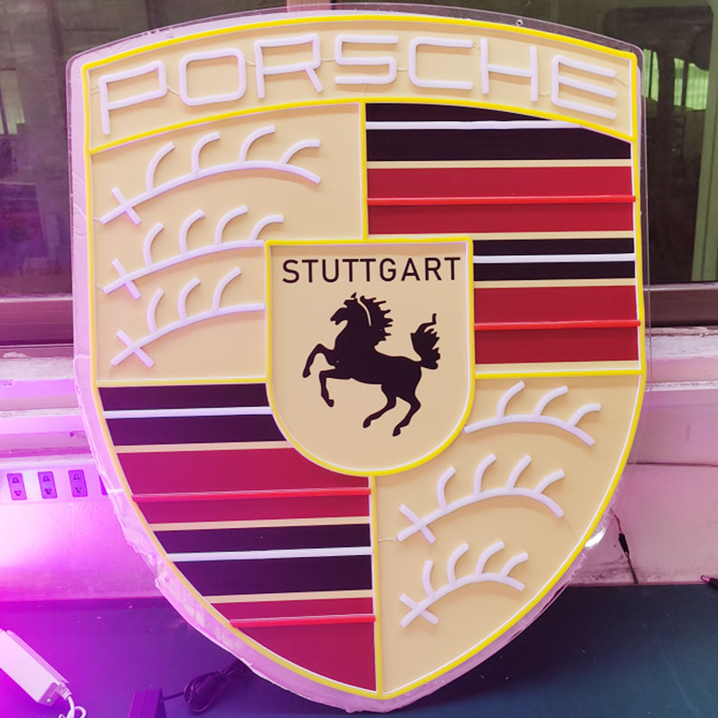 Porsche 911 Neon Sign