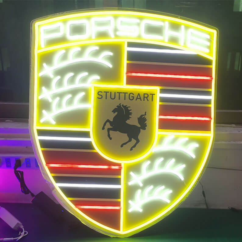 Porsche 911 Neon Sign