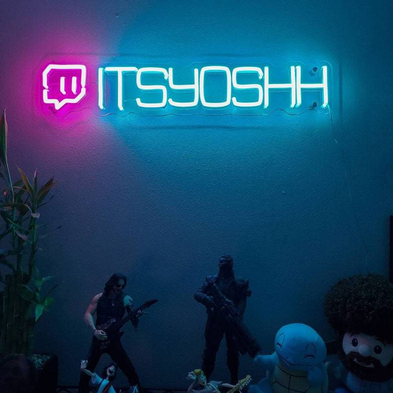 Twitch Username Neon Sign