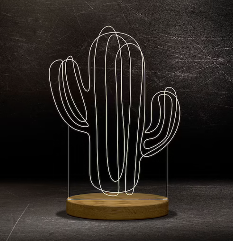 cactus Pedro led lamp