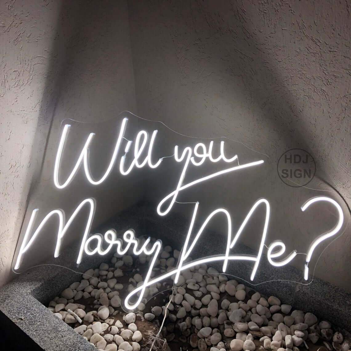 Will You Marry Me Neon Wedding Sign Lights