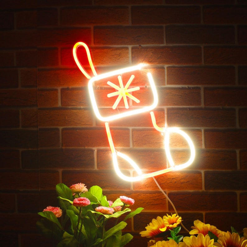 Christmas Sock Neon Sign