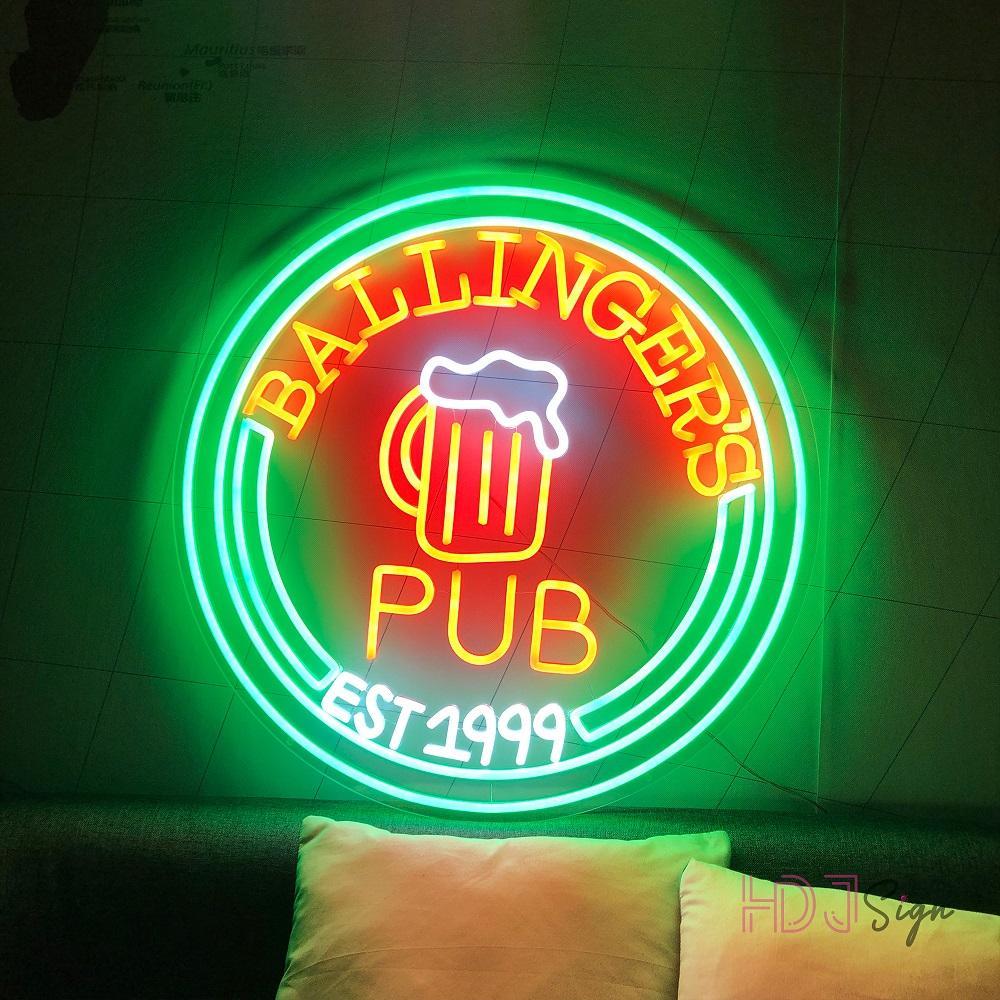 Bar Club Beer Sign