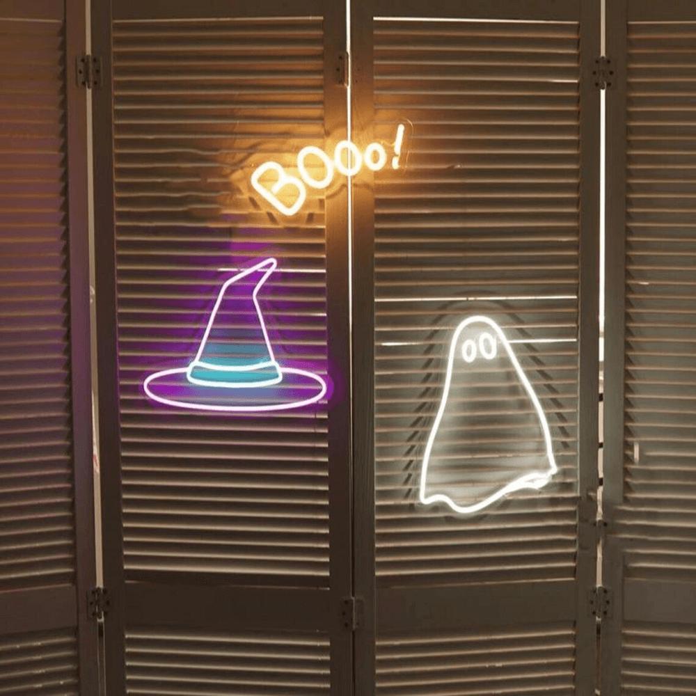 Boo LED Neon Sign