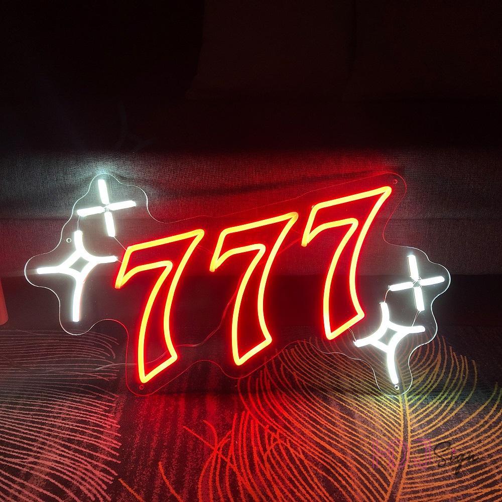 777 Neon Sign