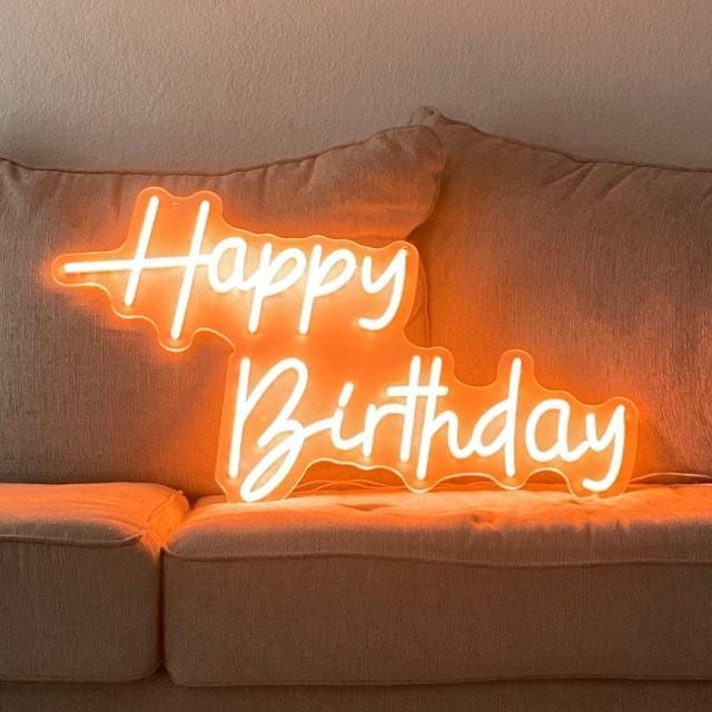 Happy Birthday Neon Sign Light