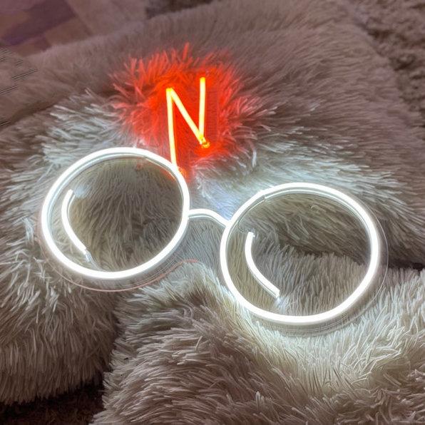 Glasses LED Neon Sign
