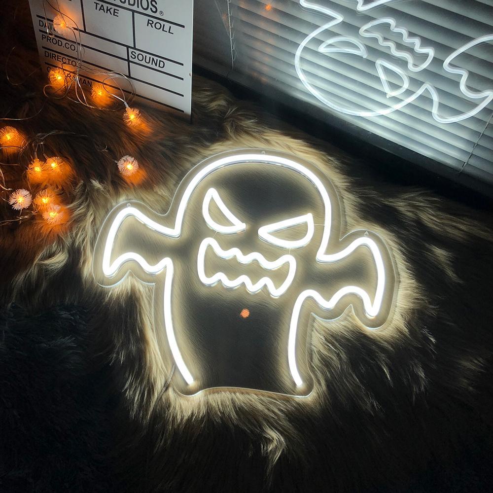 Halloween Ghost Decor Neon Sign