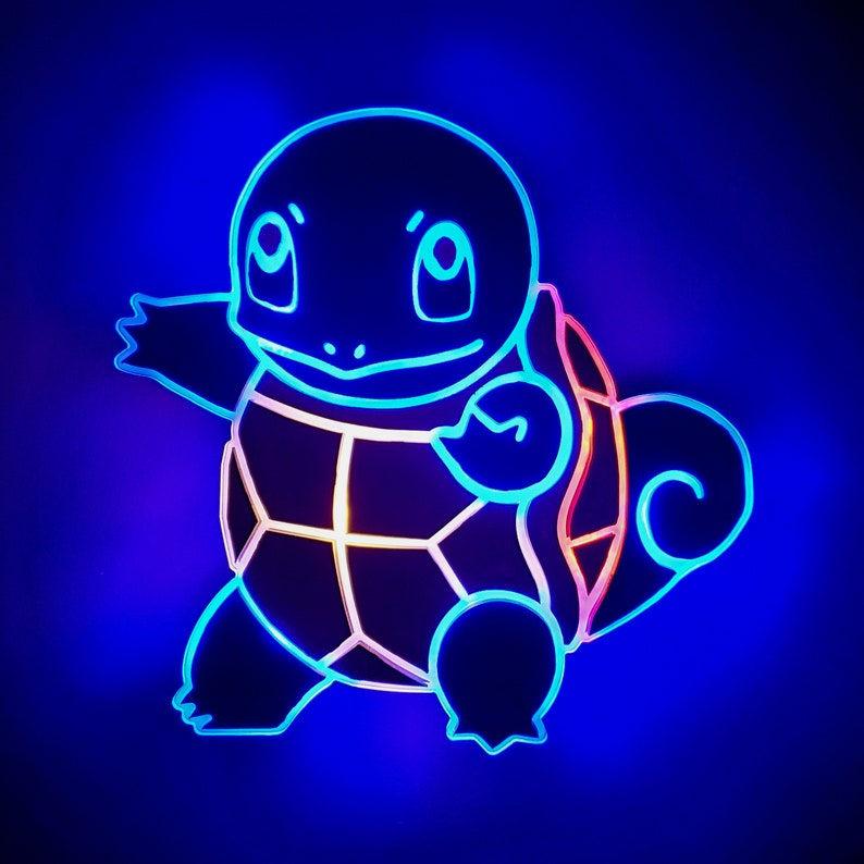 Pokemon Squirtle Neon Sign