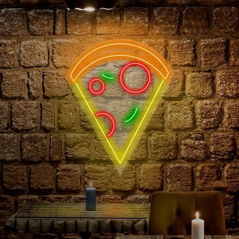 Pizza LED neon sign
