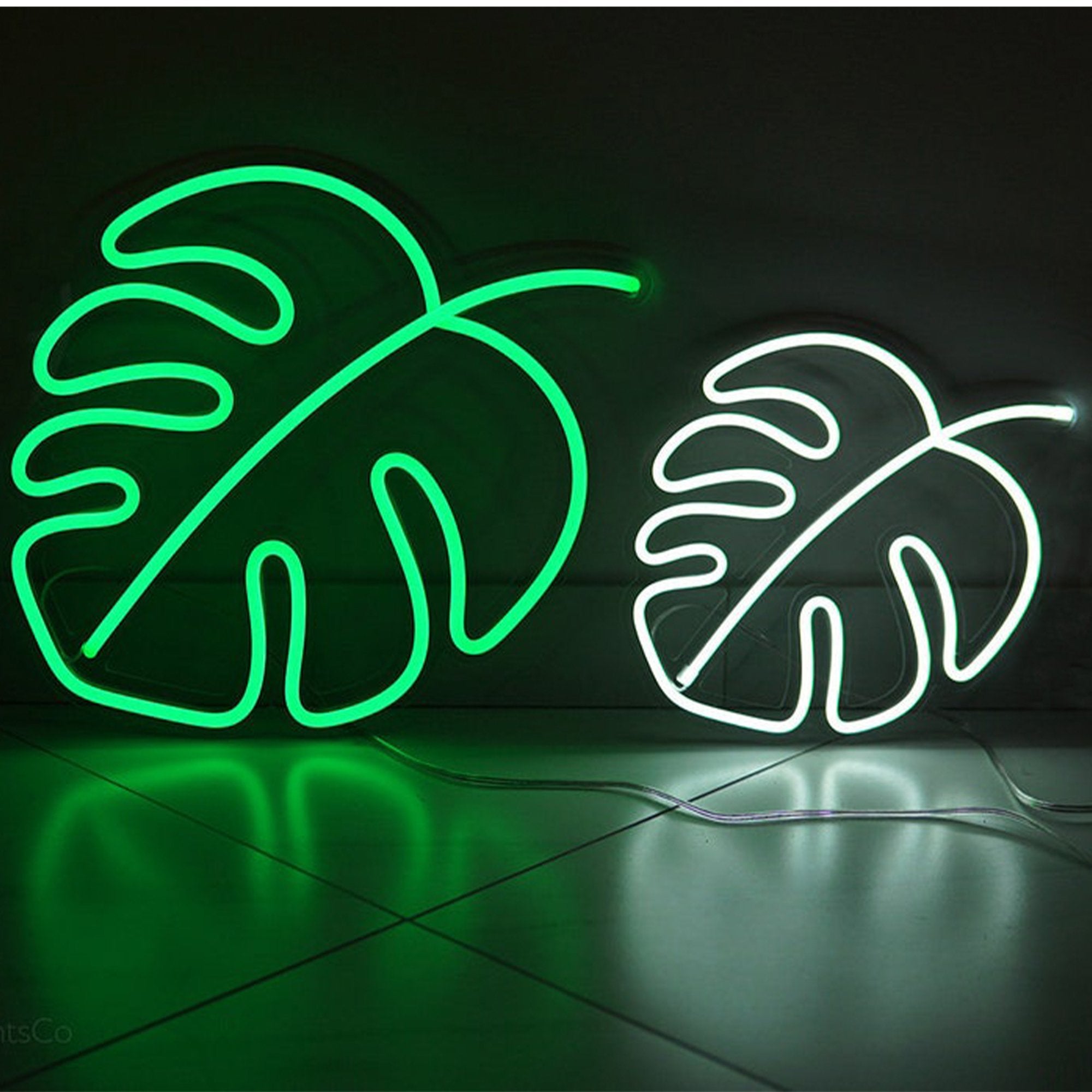 Monstera Leaf LED Neon Sign Light