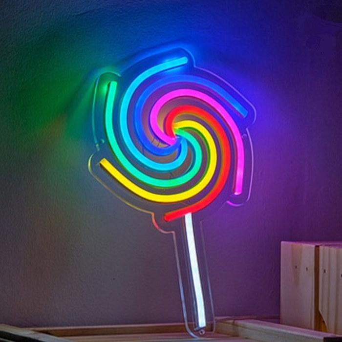 Lollipop LED Neon Sign