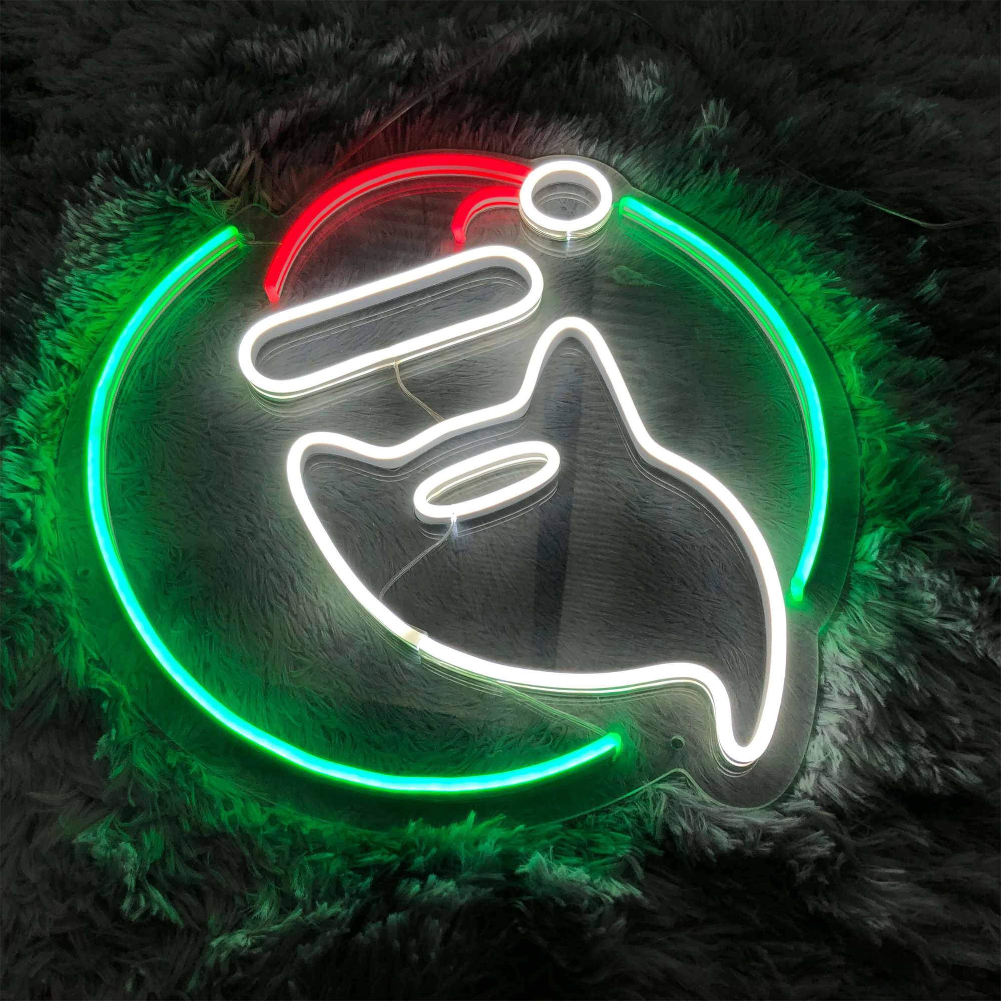 Santa Claus Neon Signs Light