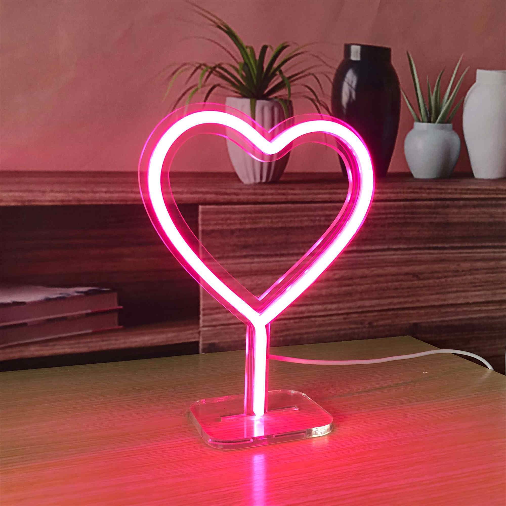 Heart LED Neon Sign lights