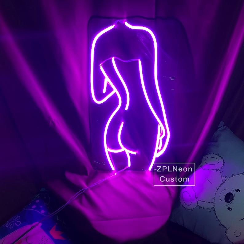 Woman Body Sexy Lady Back neon sign