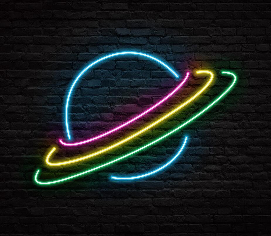 Spaceship Neon Signs