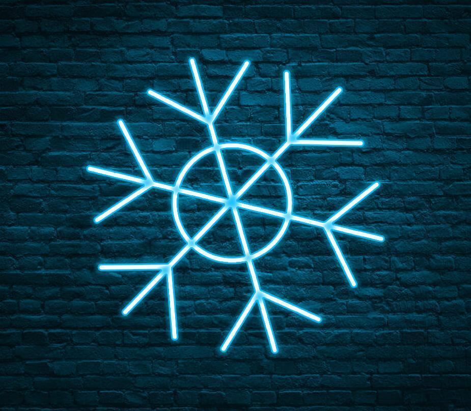 Snowflake Neon Signs