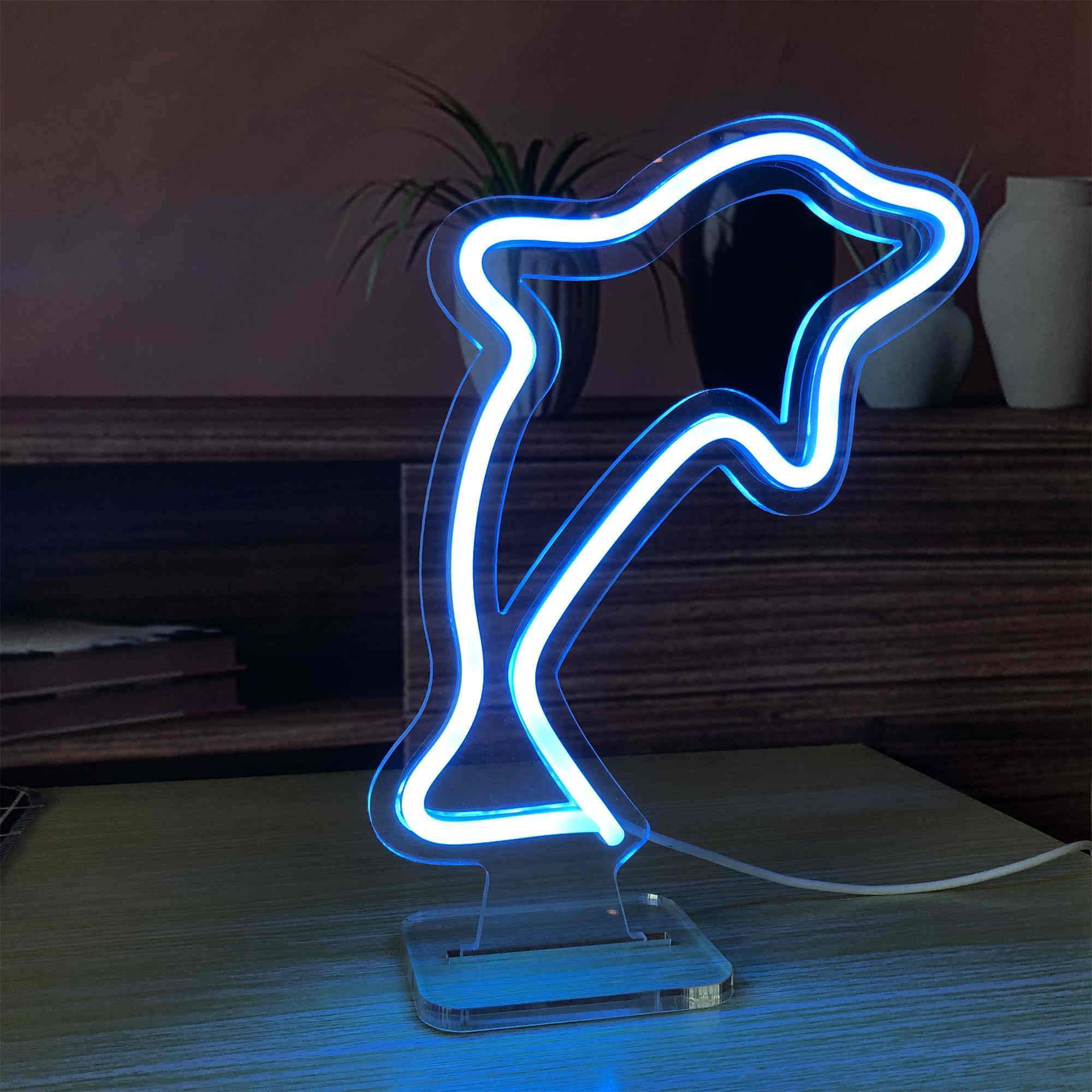 Dolphin Small LED Neon Signs